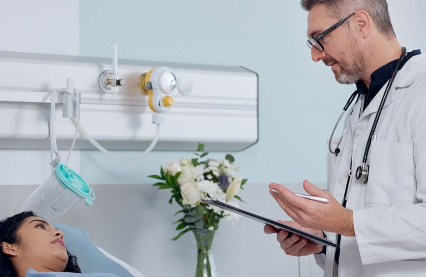 Instructions for hospitalization