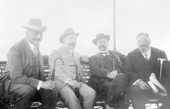Γερμανοί ψυχίατροι Alois Alzheimer, Emil Kraepelin, Robert Gaupp και Franz Nissl