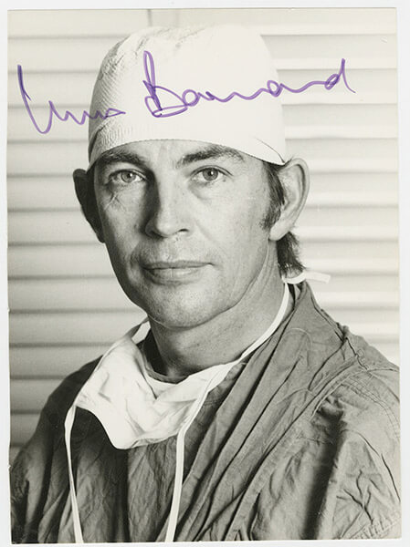 Νοτιοαφρικανός καρδιοχειρουργός Christiaan Barnard